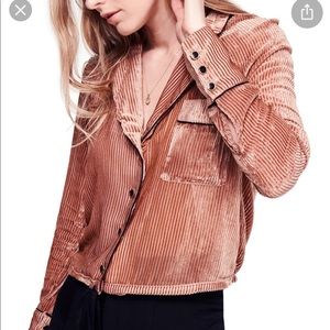 Free people velvet shirt! Tag still attached